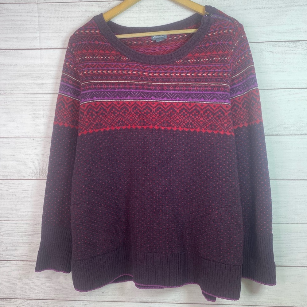 Eddie Bauer Women’s Wool Blend Knit Sweater